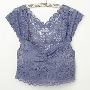 Scalloped Edge Lace Crop